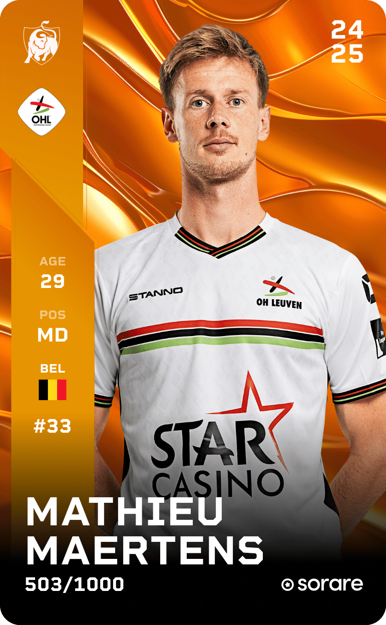Mathieu Maertens 2024-25 • Limited 503/1000
