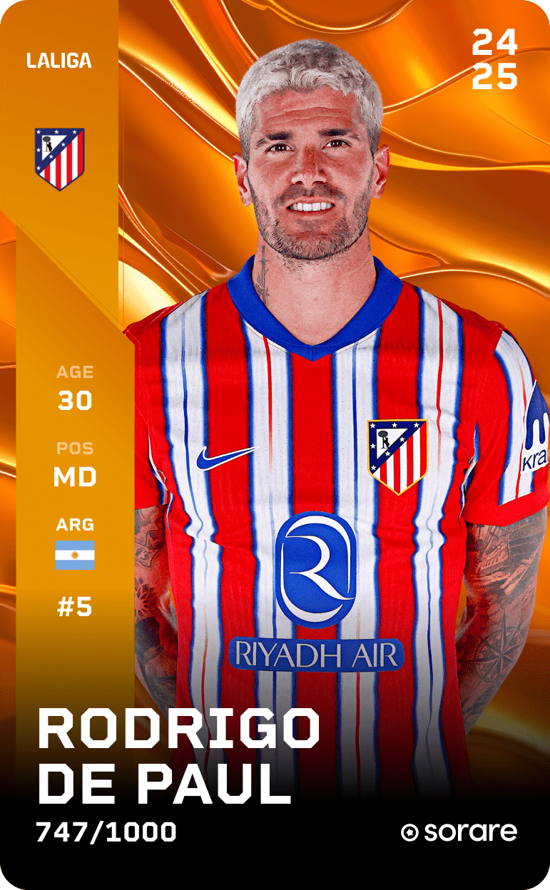 Rodrigo De Paul 2024-25 • Limited 747/1000