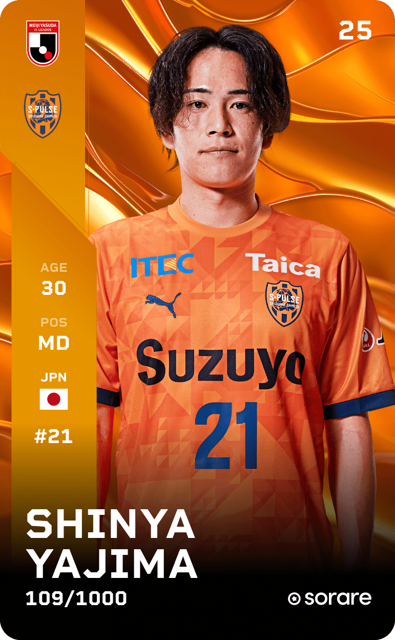 Shinya Yajima 2025-26 • Limited 109/1000