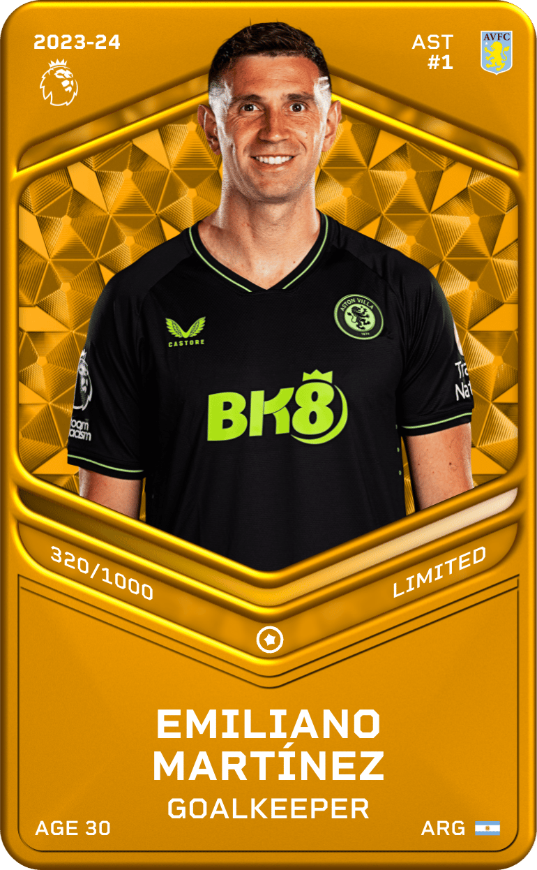 Emiliano Martínez 2023-24 • Limited 320/1000