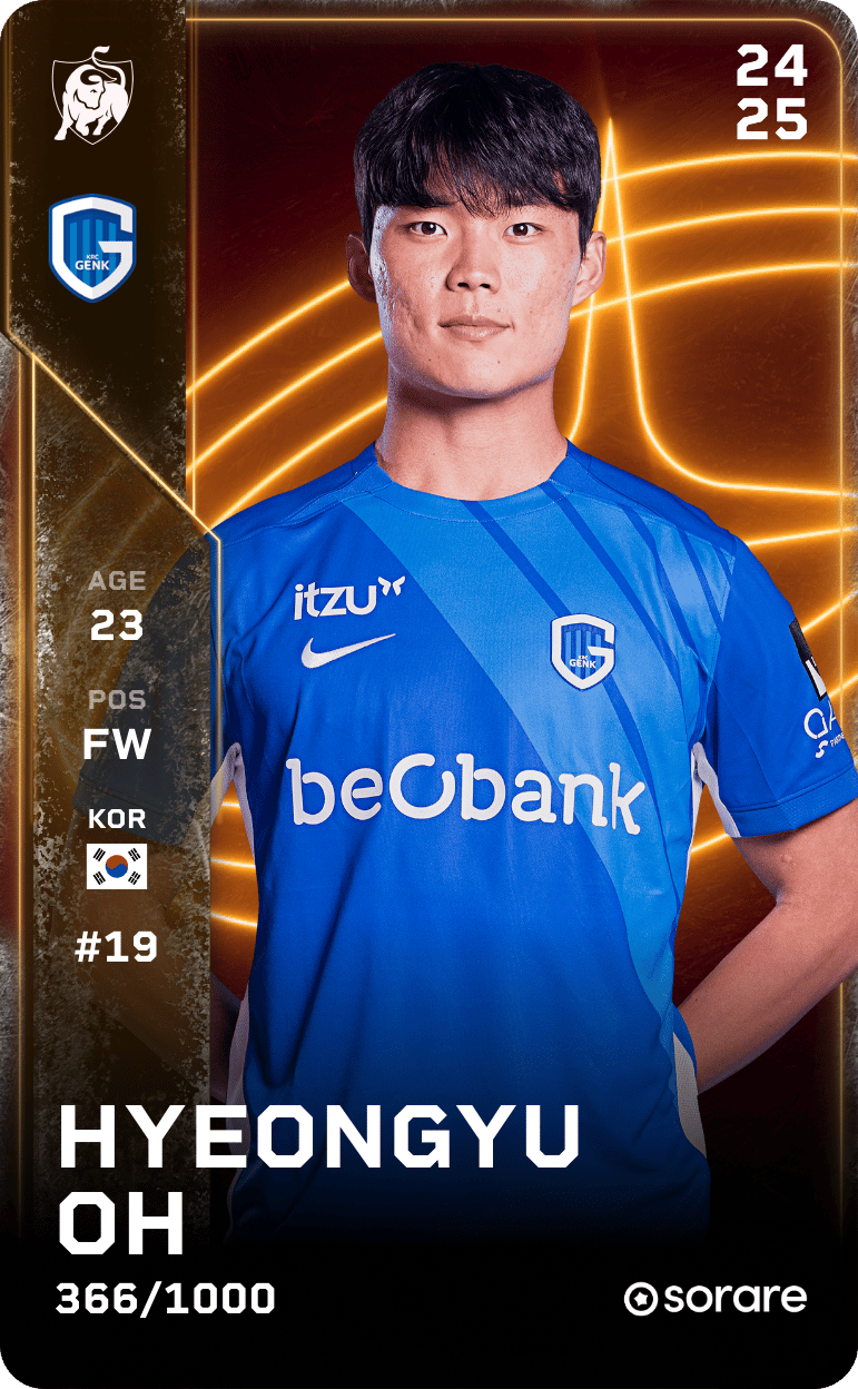 Hyeongyu Oh 2024-25 • Limited 366/1000