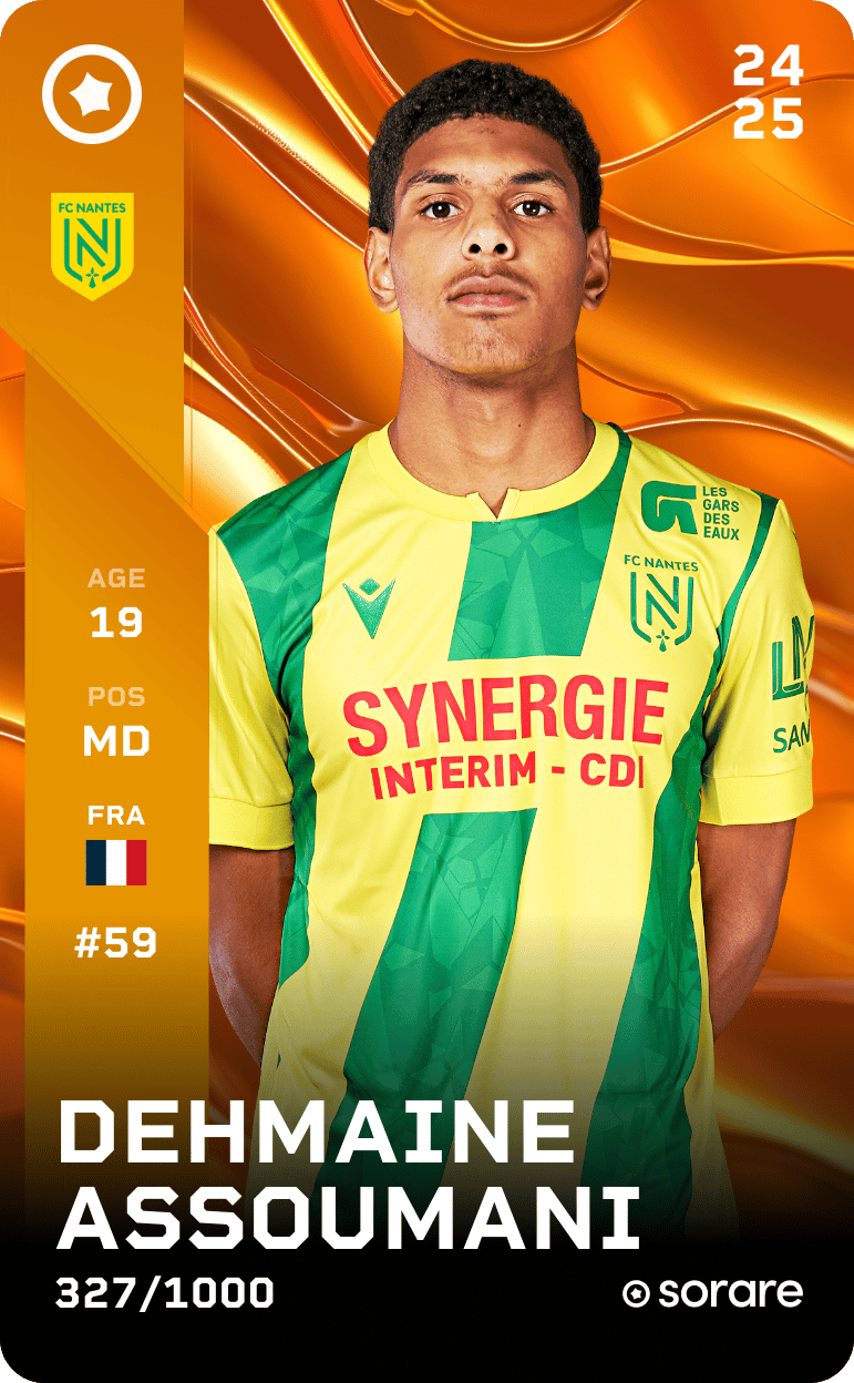 Dehmaine Assoumani 2024-25 • Limited 327/1000