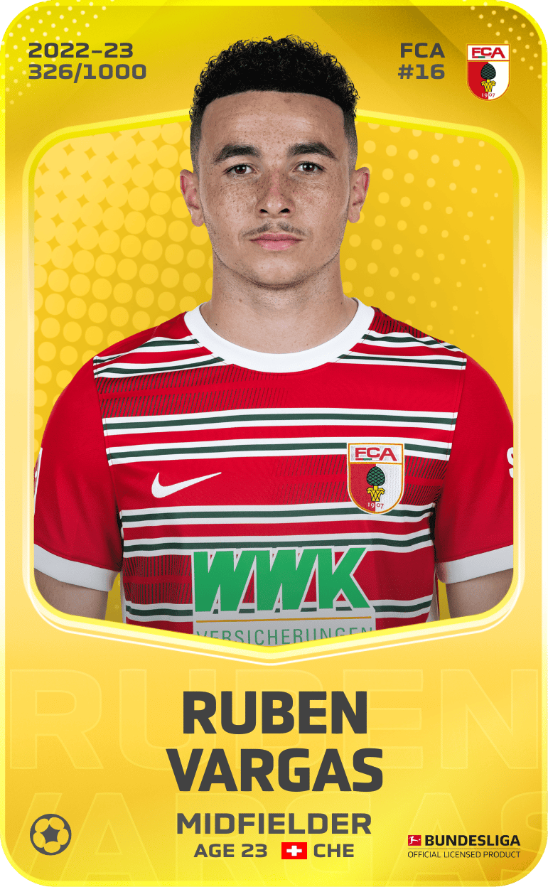 Ruben Vargas 2022-23 • Limited 326/1000