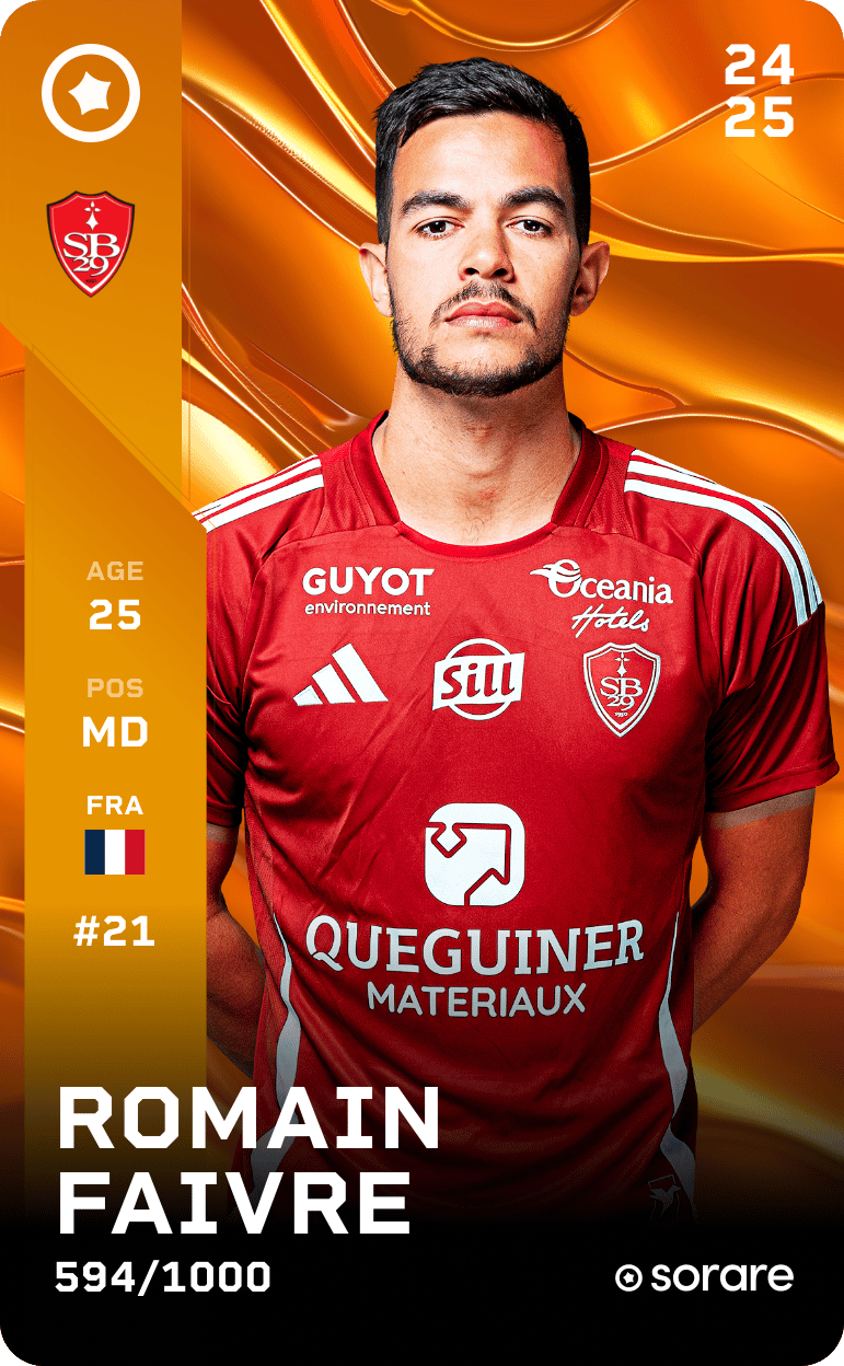 Romain Faivre 2024-25 • Limited 594/1000