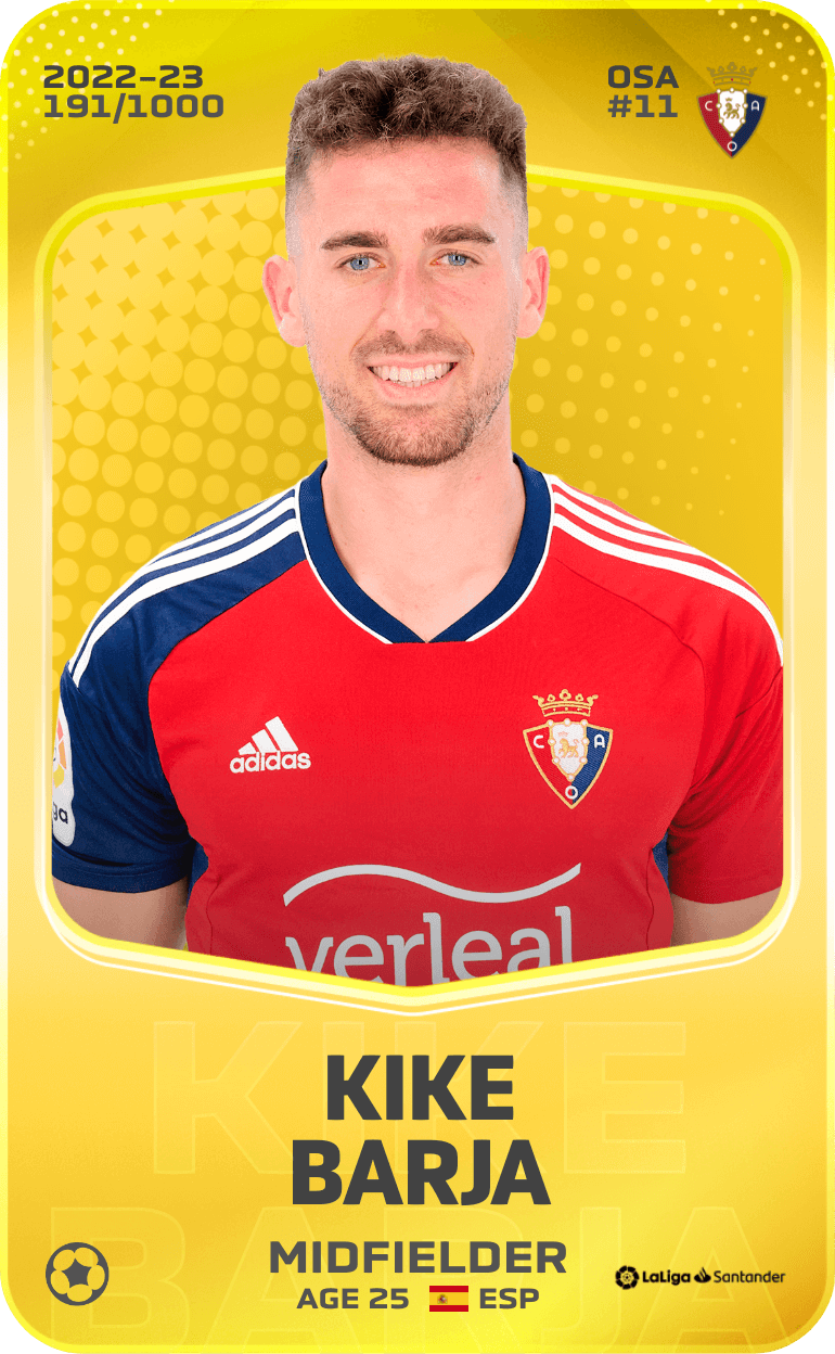 Kike Barja 2022-23 • Limited 191/1000