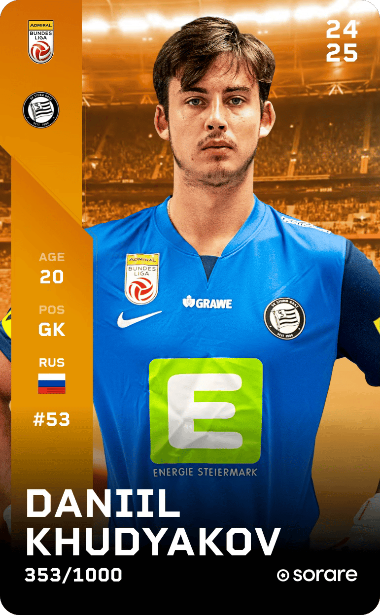 Daniil Khudyakov 2024-25 • Limited 353/1000