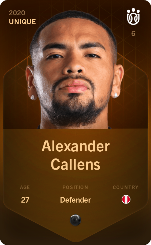 Sorare - Sorare Official - Alexander Callens 2020-21 • Unique - NFT # 12323232636892196239002216575581741788042062684462607577530674476592474277281