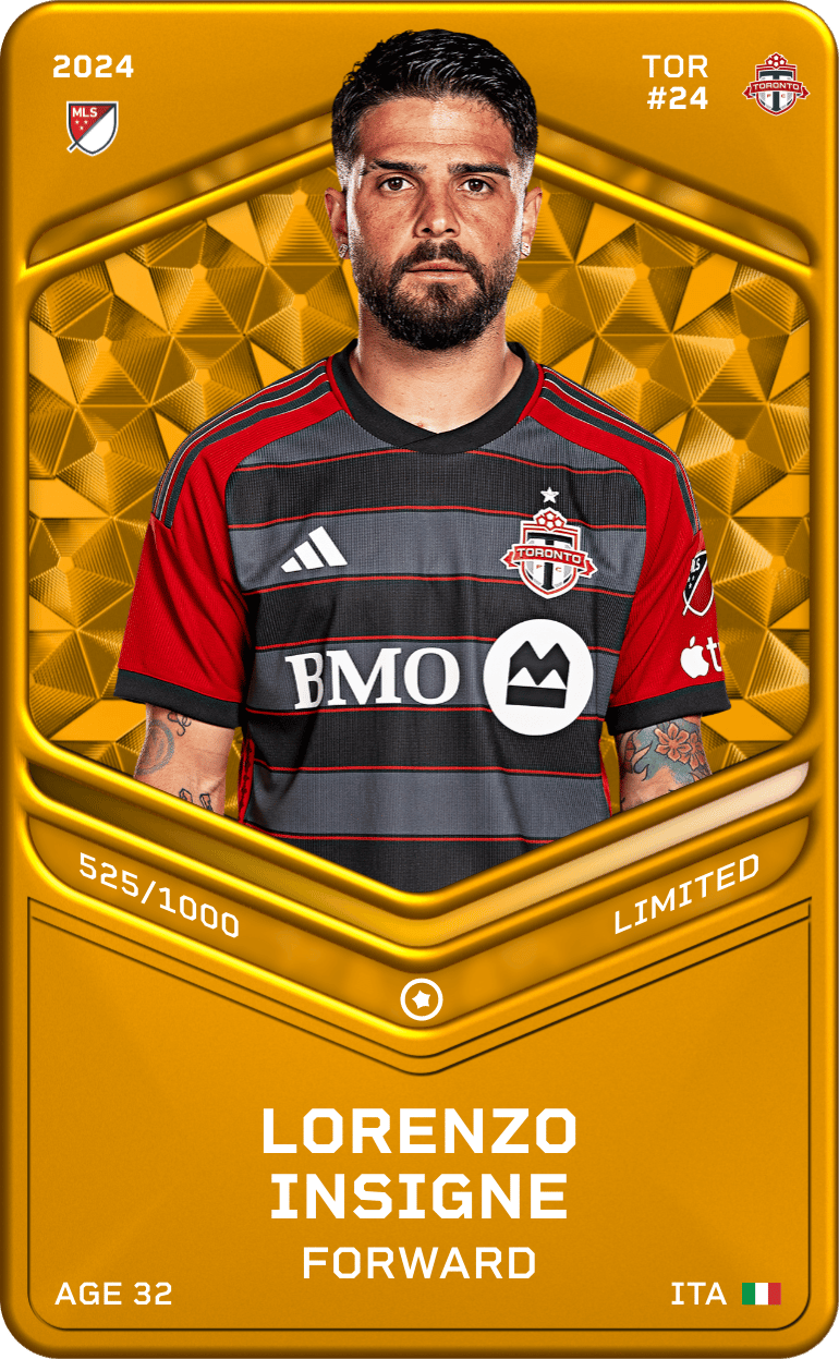 Lorenzo Insigne 2024-25 • Limited 525/1000