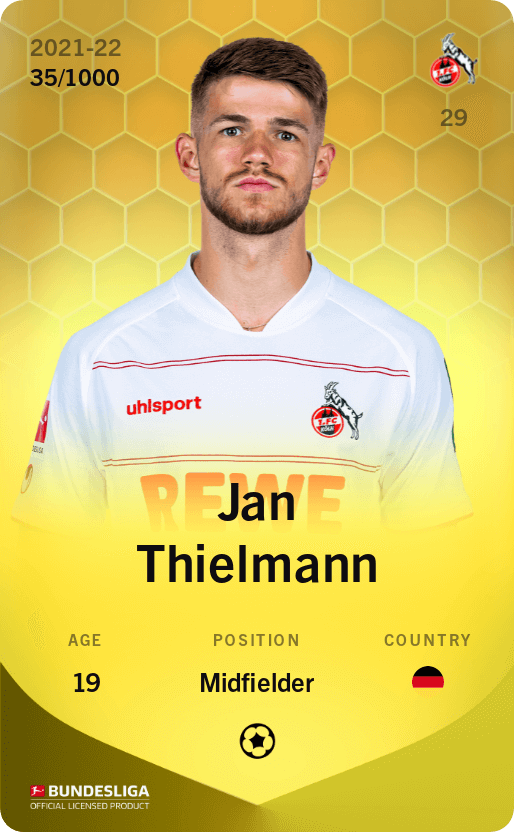 Jan Thielmann 2021-22 • Limited 35/1000