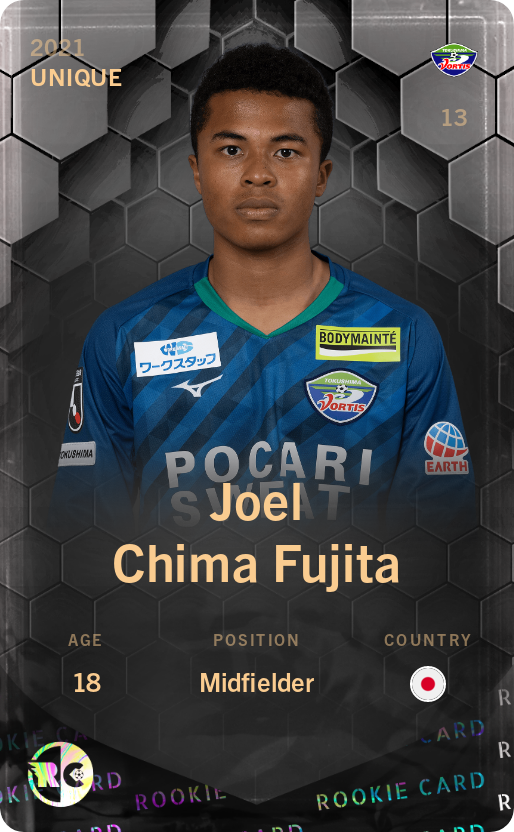 Sorare - Sorare Official - Joel Chima Fujita 2021-22 • Unique - NFT # 77191044661998937147234649270459657682191636126293281452301074832278183788813