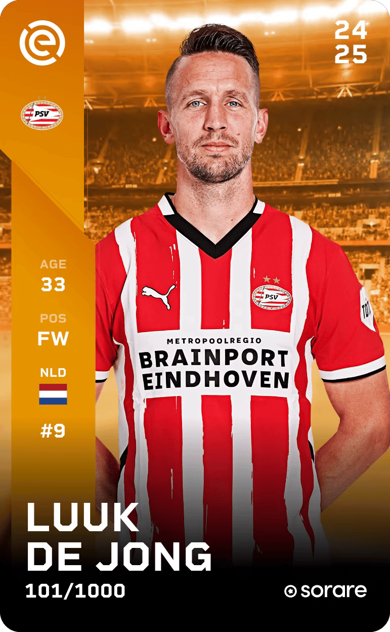 Luuk de Jong 2024-25 • Limited 101/1000