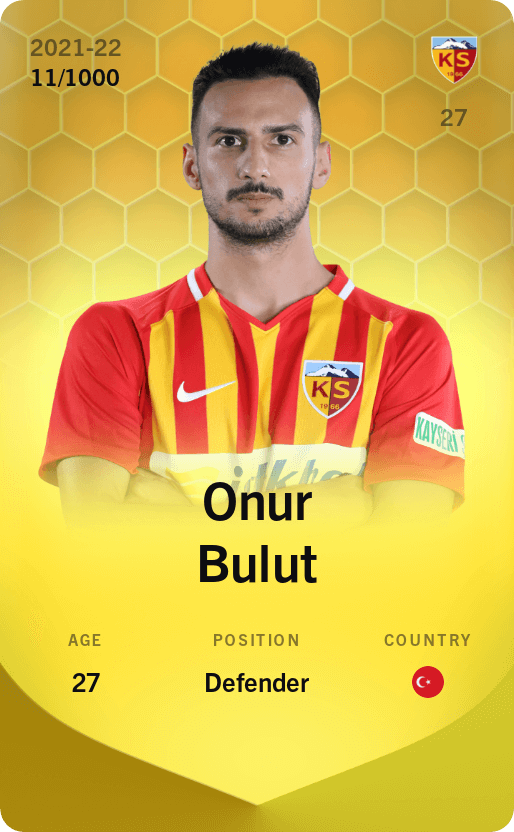 Onur Bulut 2021-22 • Limited 11/1000