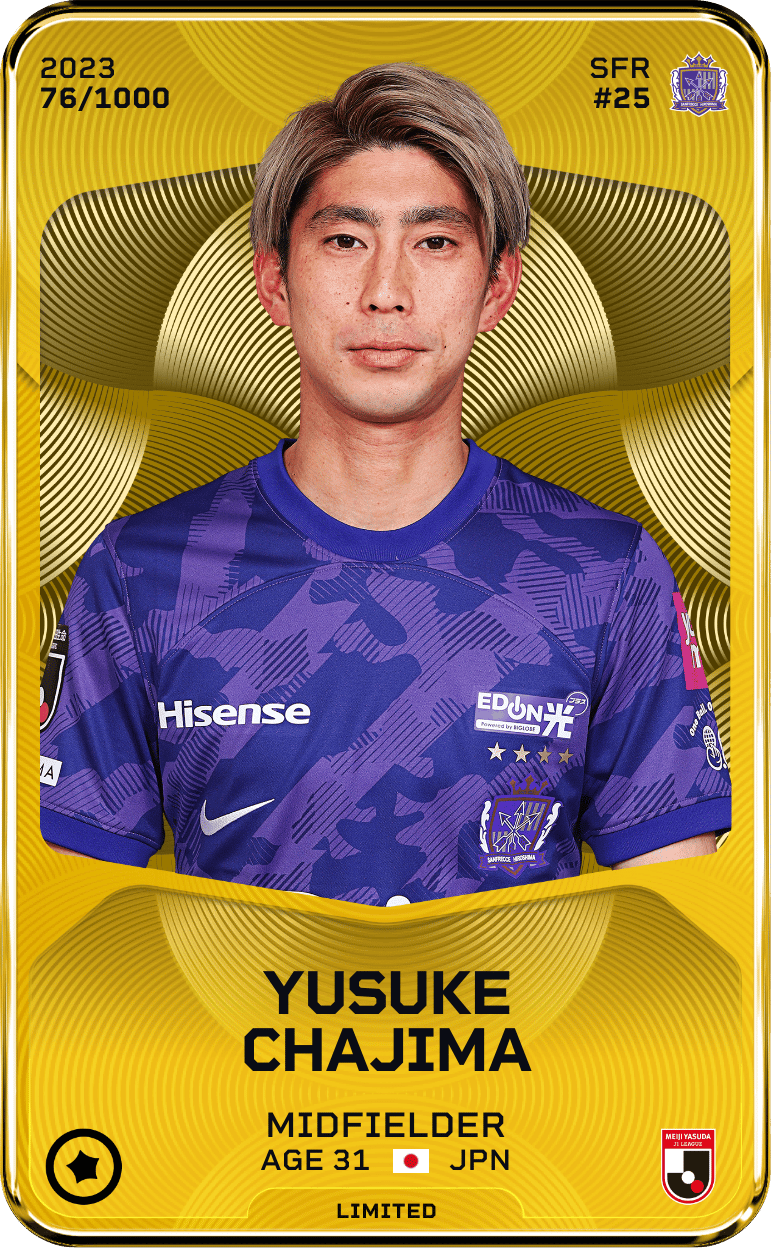 Yusuke Chajima 2023-24 • Limited 76/1000
