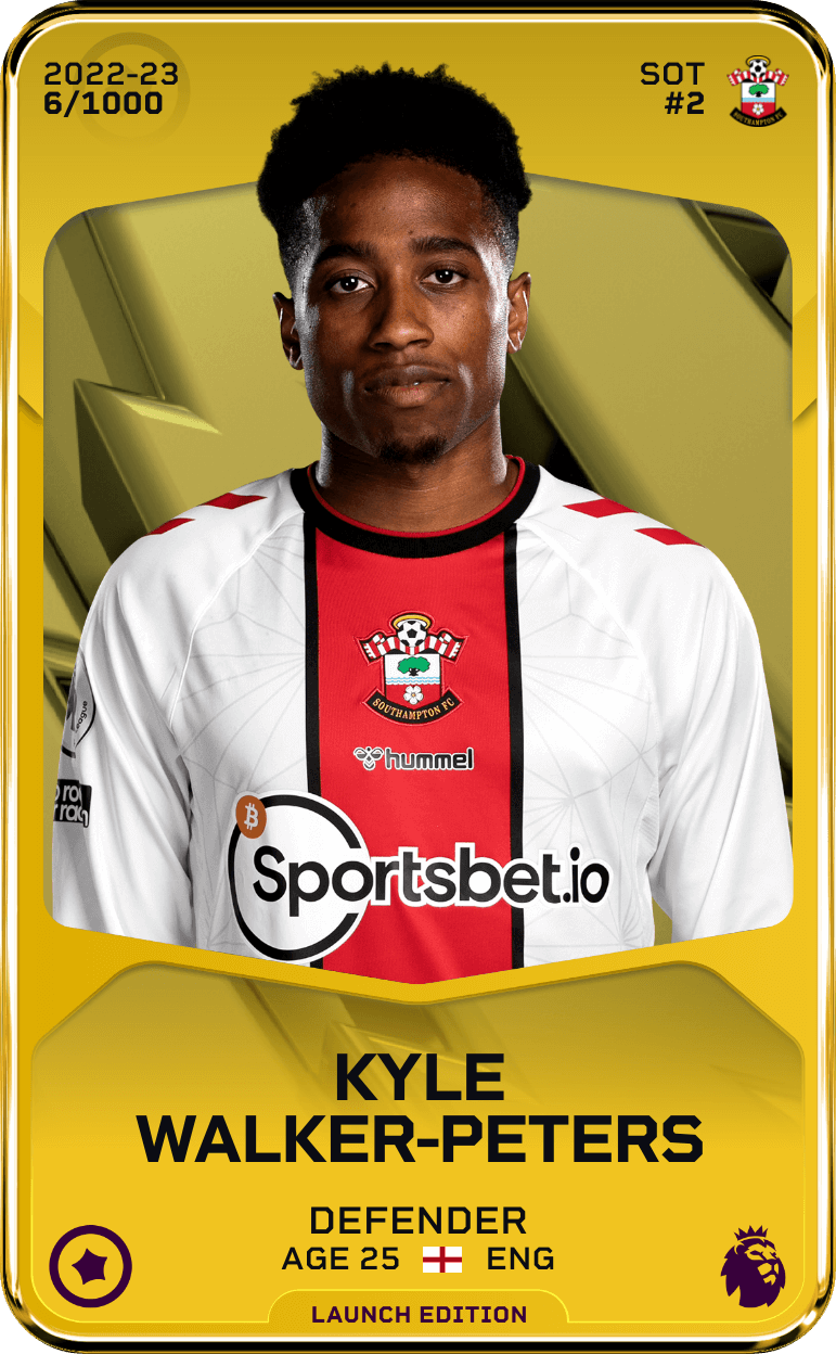 Kyle Walker-Peters 2022-23 • Limited 6/1000