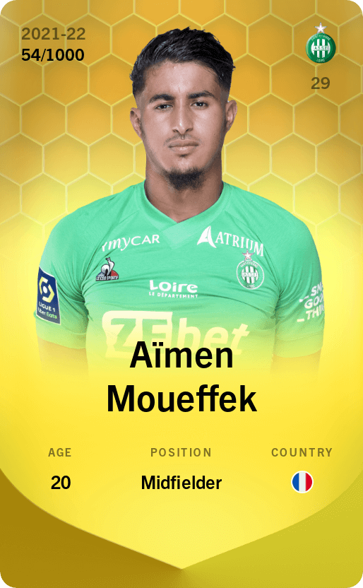 Aïmen Moueffek 2021-22 • Limited 54/1000