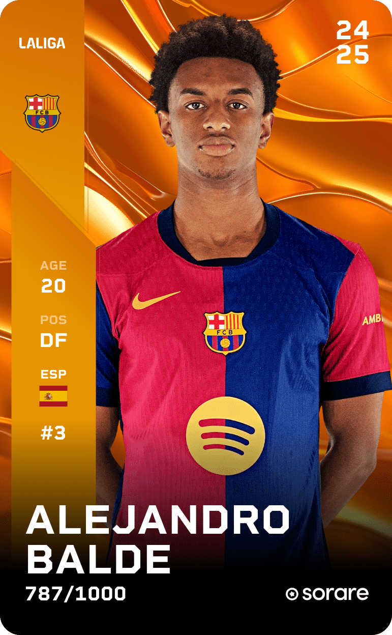 Alejandro Balde 2024-25 • Limited 787/1000
