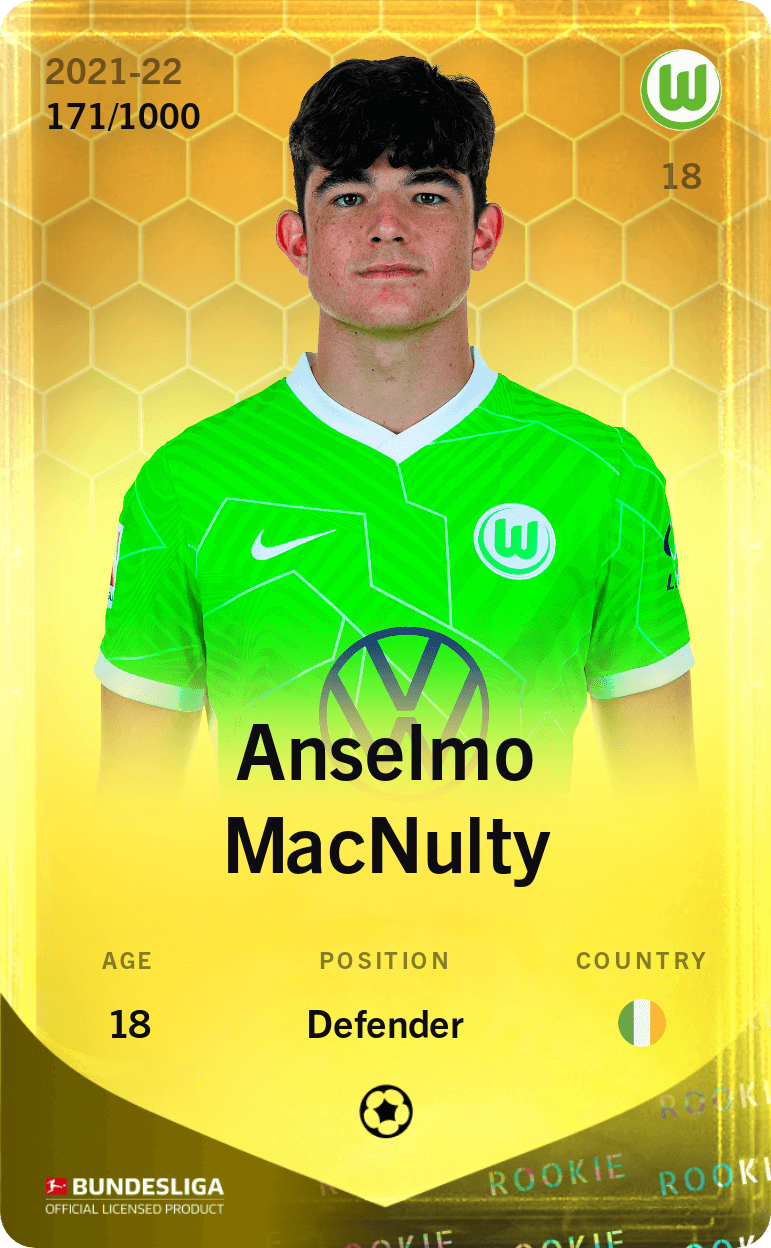 Anselmo MacNulty 2021-22 • Limited 171/1000