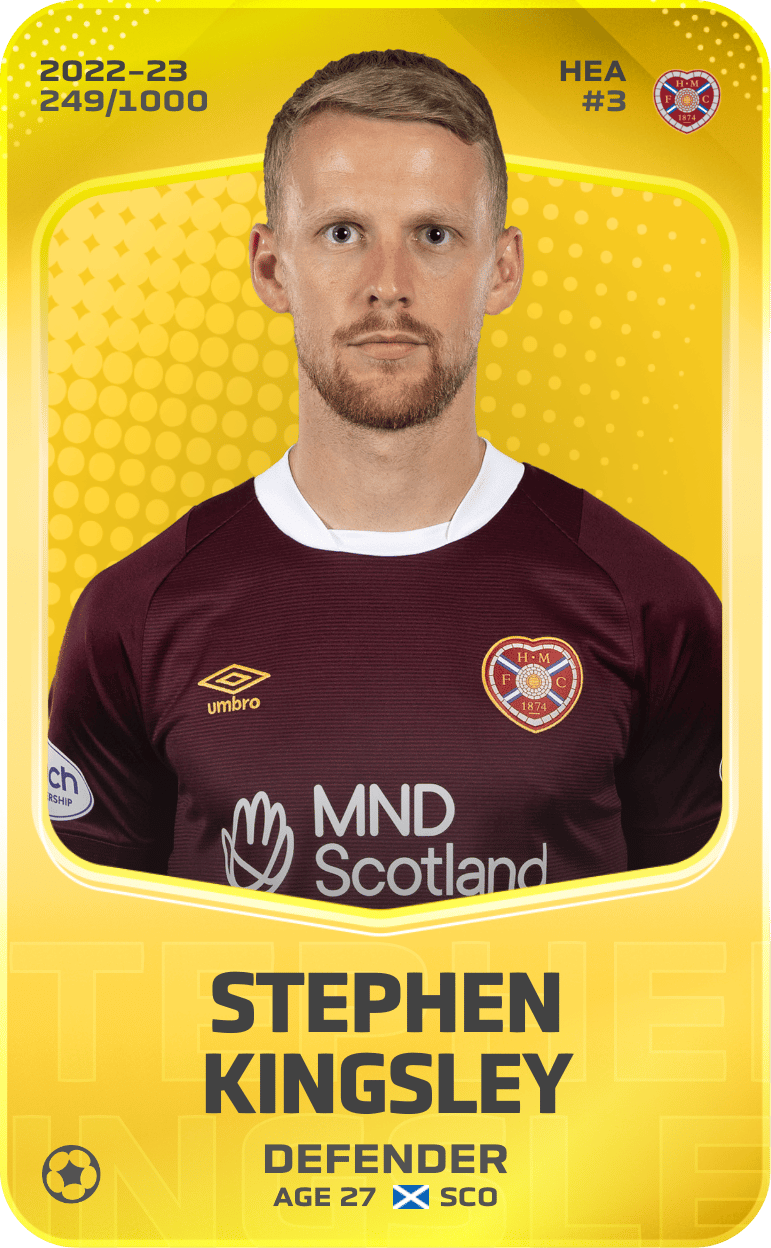 Stephen Kingsley 2022-23 • Limited 249/1000