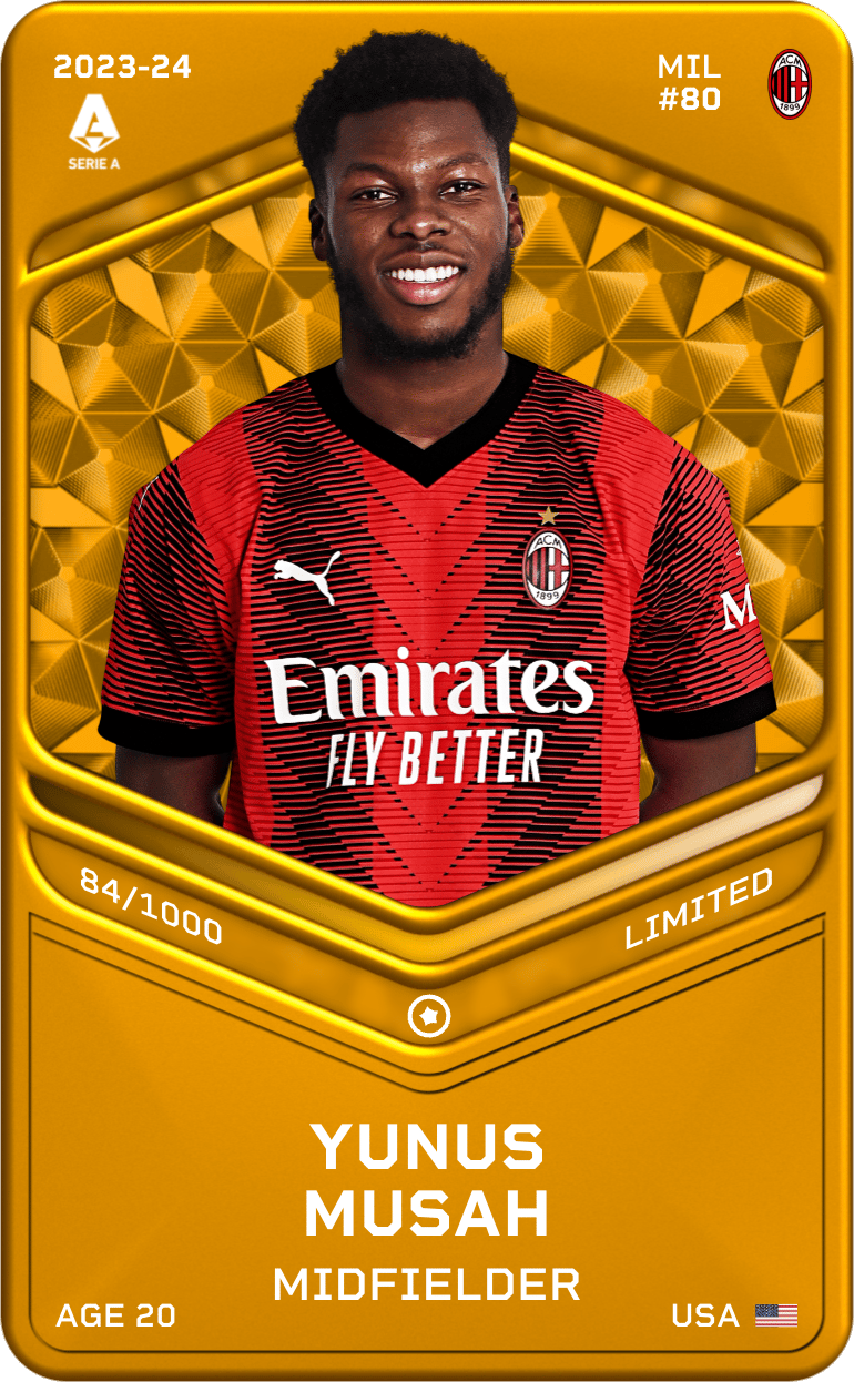 Yunus Musah 2023-24 • Limited 84/1000