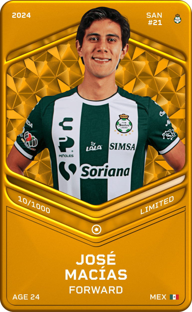 José Macías 2024-25 • Limited 10/1000