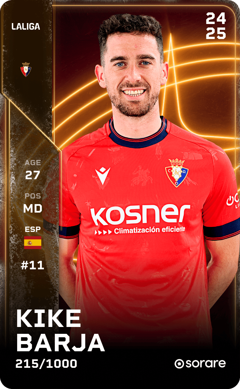 Kike Barja 2024-25 • Limited 215/1000