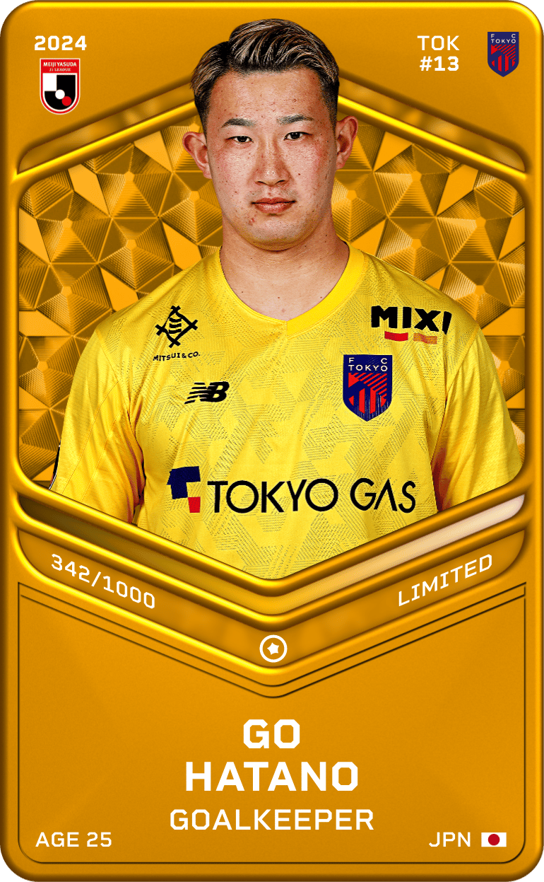 Go Hatano 2024-25 • Limited 342/1000