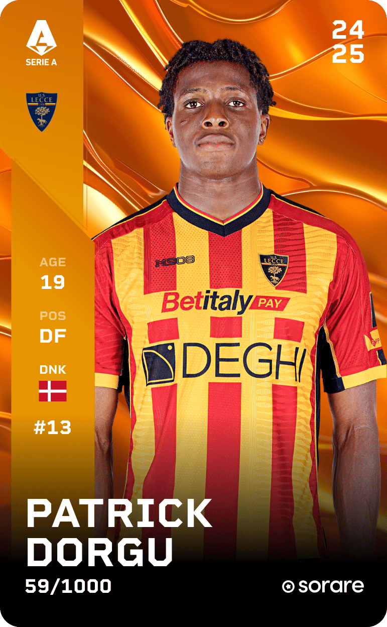 Patrick Dorgu 2024-25 • Limited 59/1000