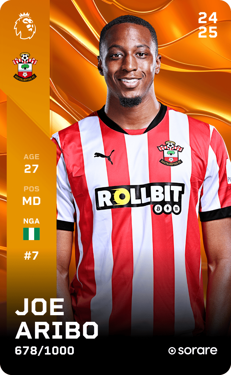 Joe Aribo 2024-25 • Limited 678/1000