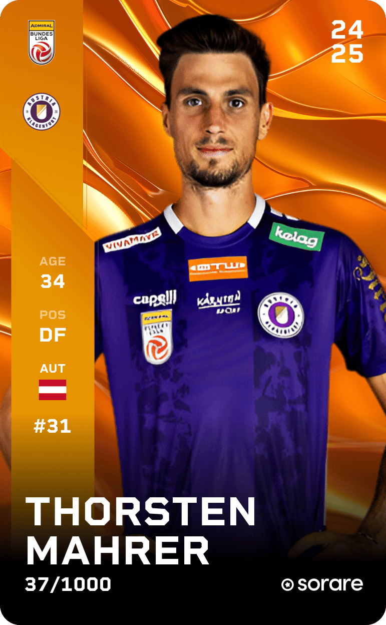 Thorsten Mahrer 2024-25 • Limited 37/1000