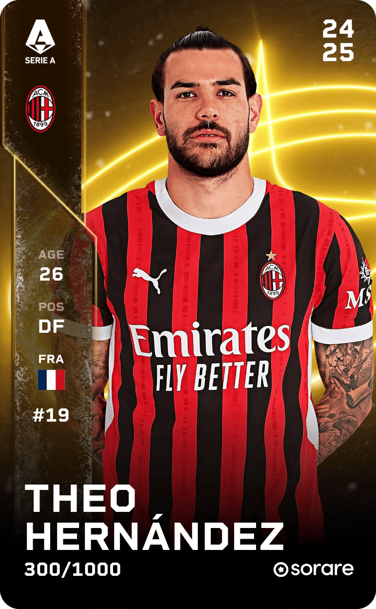 Theo Hernández 2024-25 • Limited 300/1000
