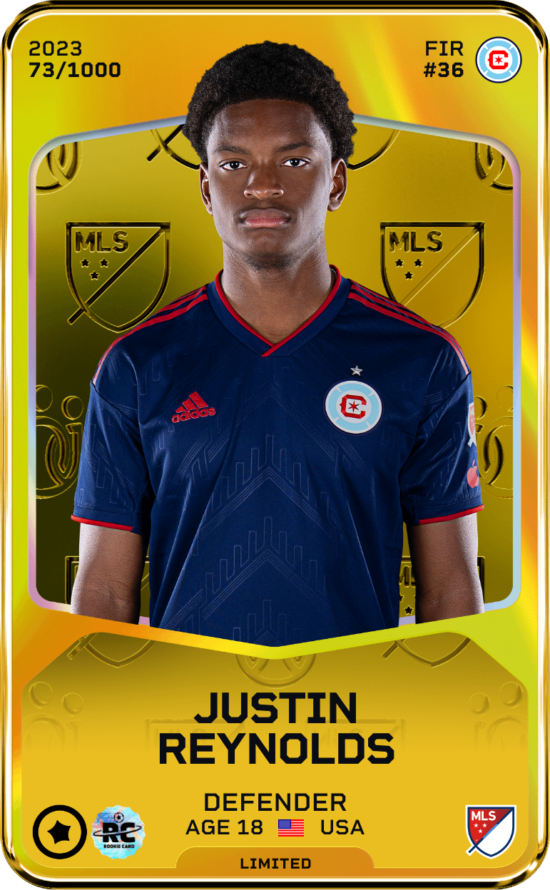 Sorare - Sorare Official - Justin Reynolds 2023-24 • Limited 73/1000 - NFT # 52795456185999734187304028320394293852560724307858166883374752942925724923339