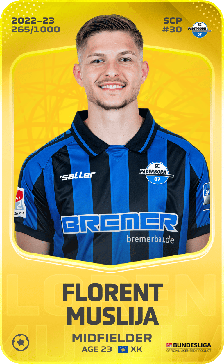 Florent Muslija 2022-23 • Limited 265/1000