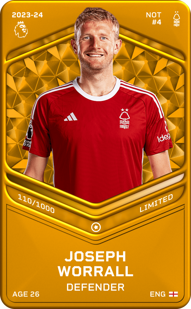 Joseph Worrall 2023-24 • Limited 110/1000