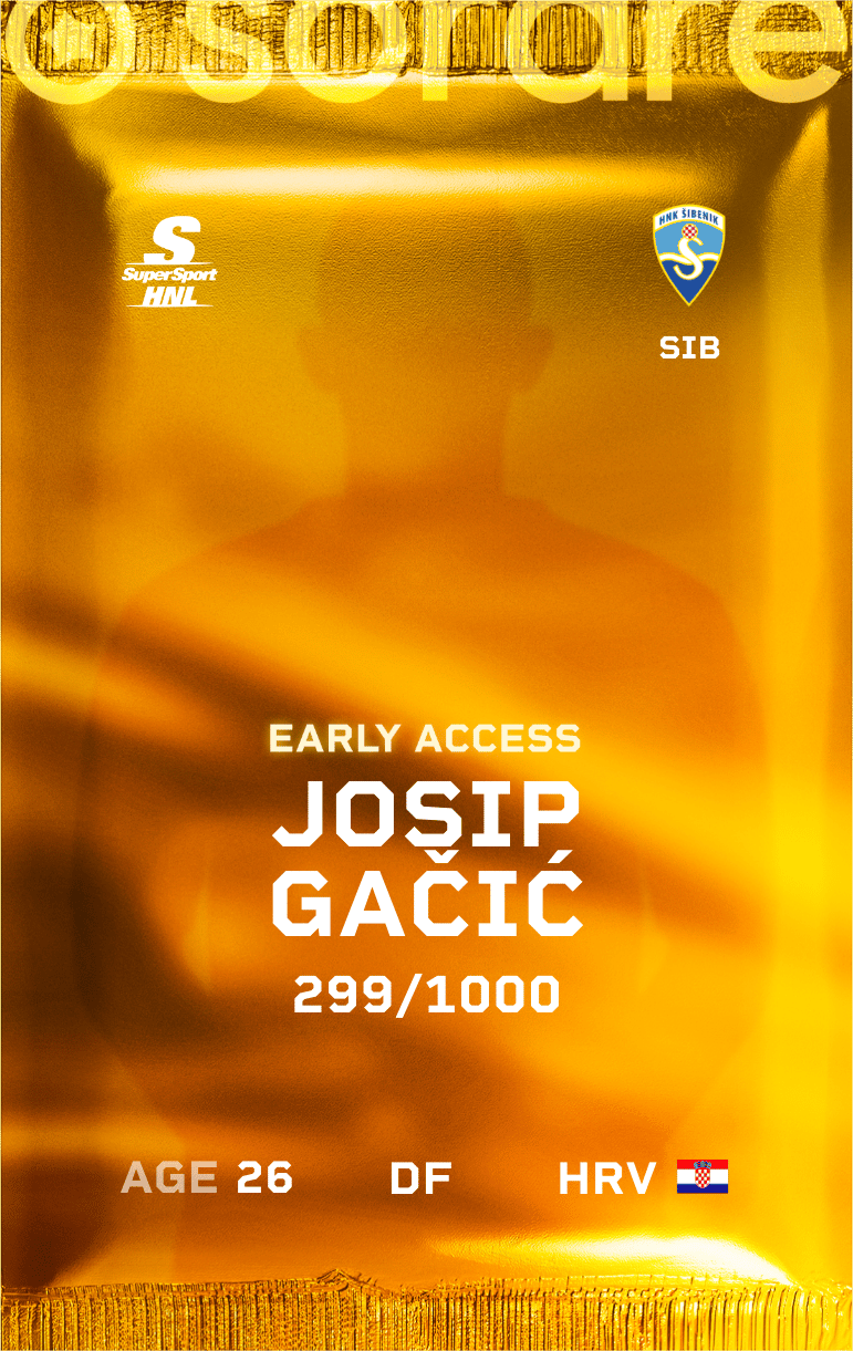 Josip Gačić 2024-25 • Limited 299/1000
