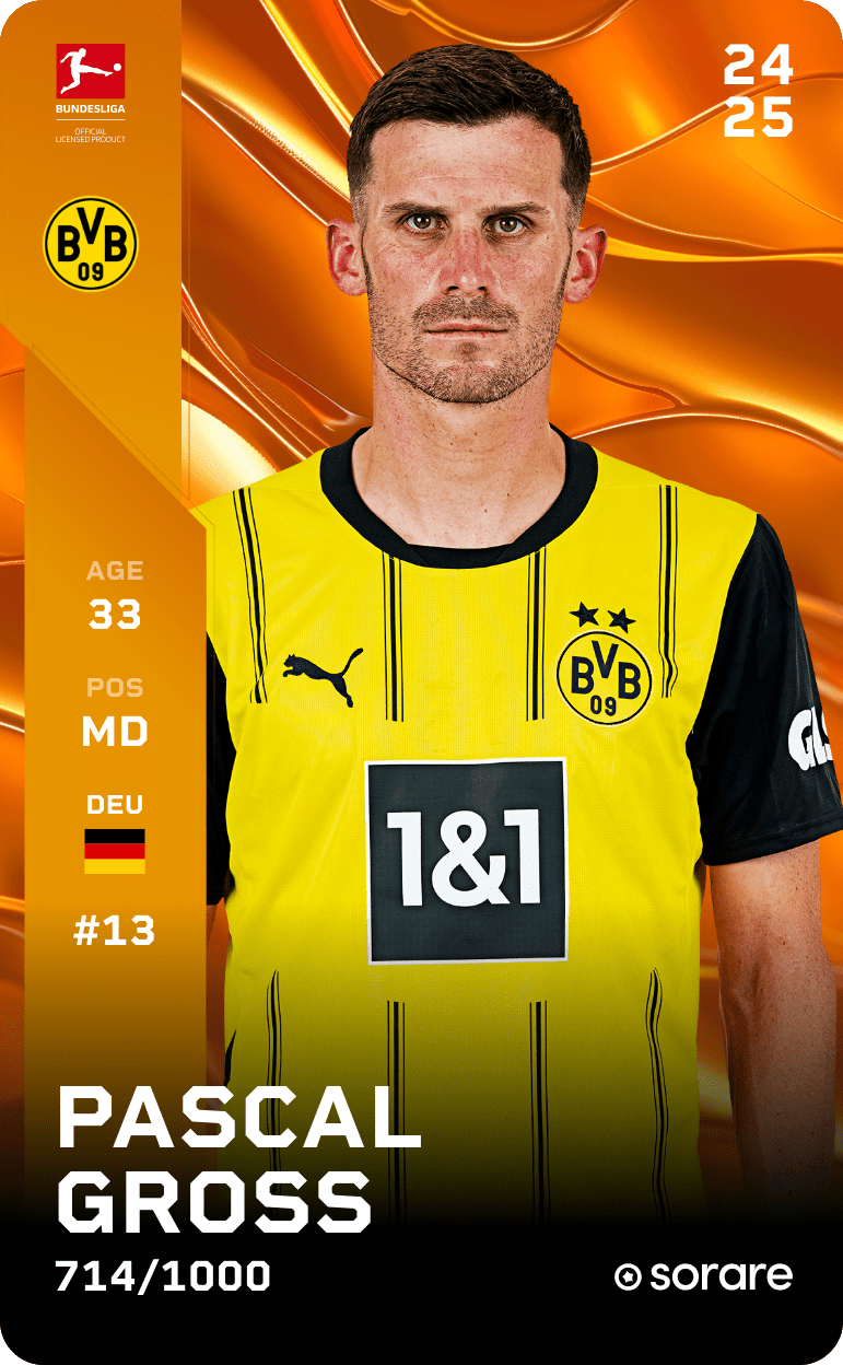 Pascal Gross 2024-25 • Limited 714/1000