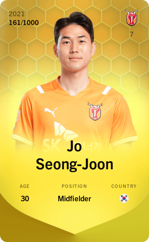 Jo Seong-Joon 2021-22 • Limited 161/1000