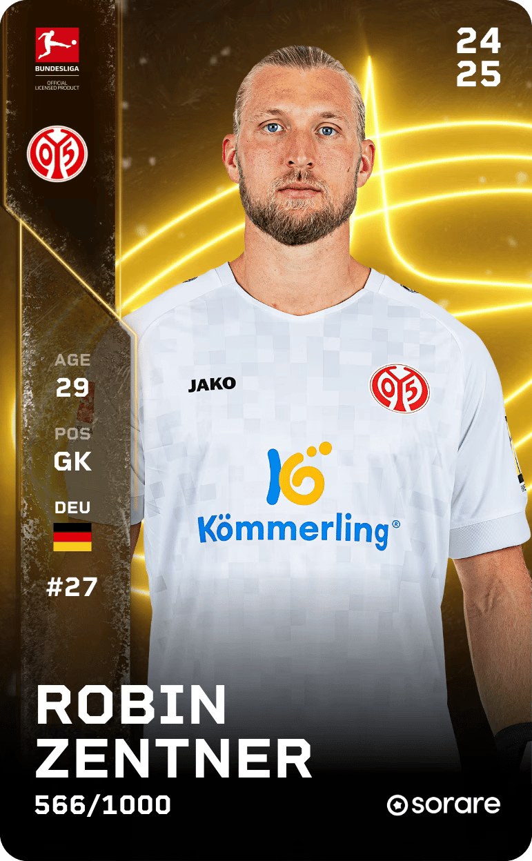 Robin Zentner 2024-25 • Limited 566/1000