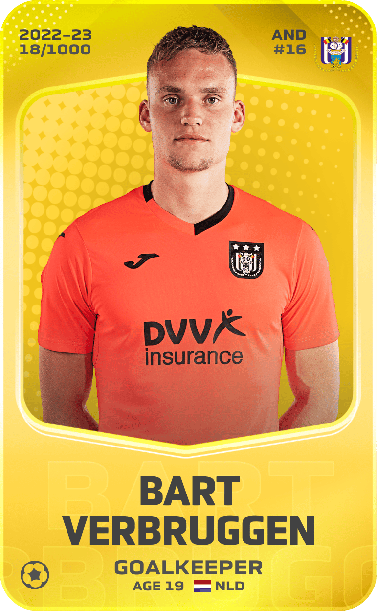 Bart Verbruggen 2022-23 • Limited 18/1000
