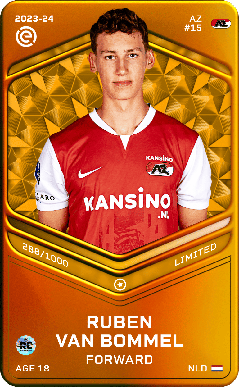Ruben van Bommel 2023-24 • Limited 288/1000