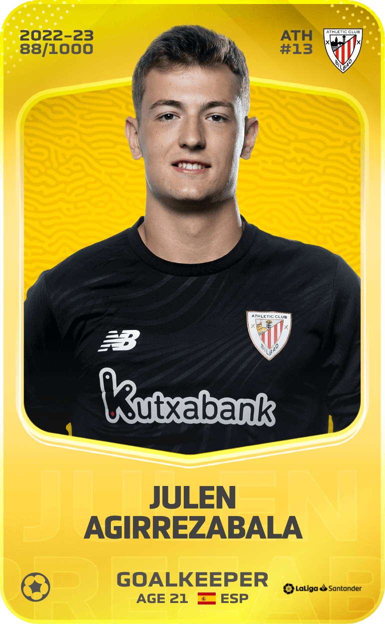 Julen Agirrezabala 2022-23 • Limited 88/1000