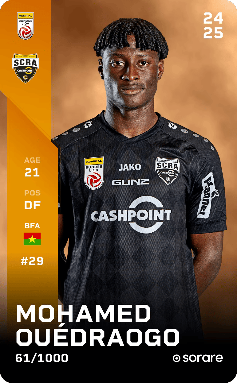 Mohamed Ouédraogo 2024-25 • Limited 61/1000