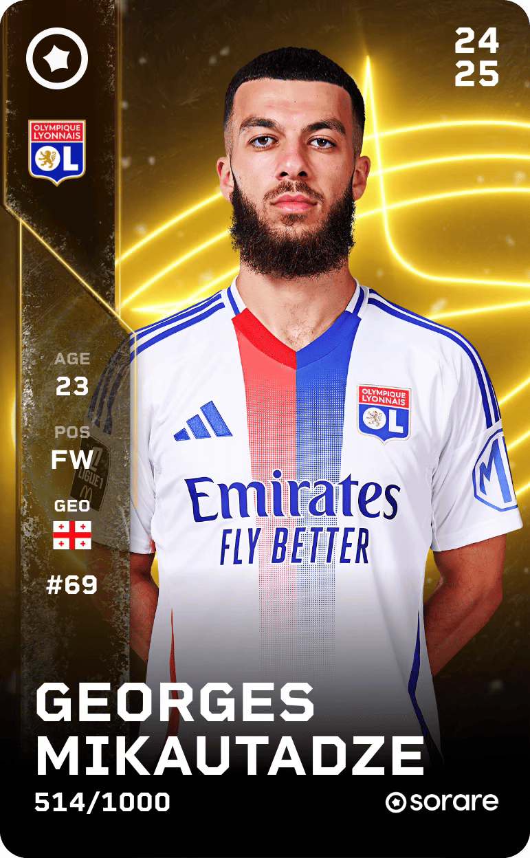 Georges Mikautadze 2024-25 • Limited 514/1000