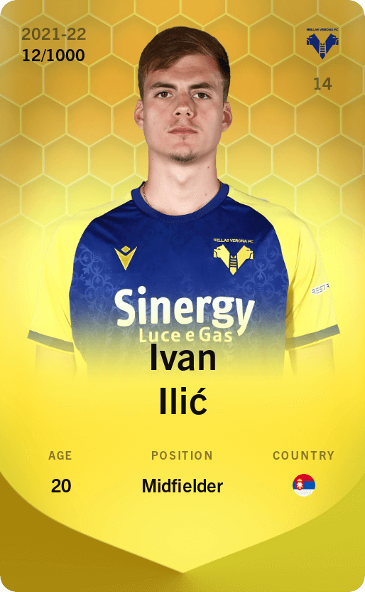Ivan Ilić 2021-22 • Limited 12/1000