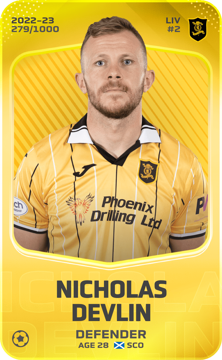 Nicholas Devlin 2022-23 • Limited 279/1000