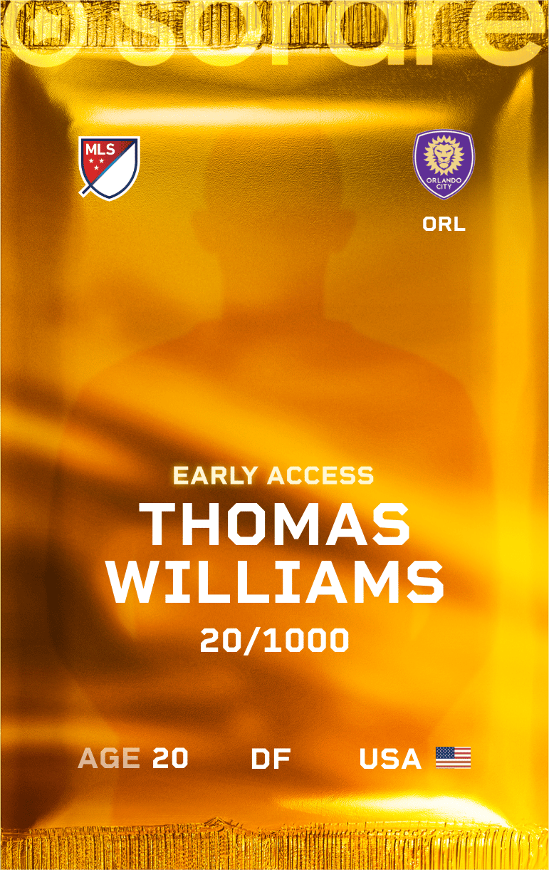 Thomas Williams 2025-26 • Limited 20/1000