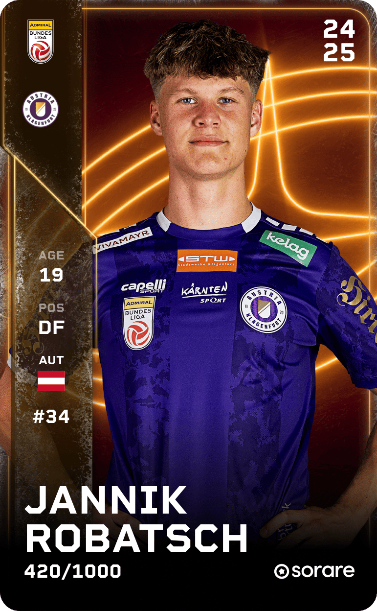 Jannik Robatsch 2024-25 • Limited 420/1000