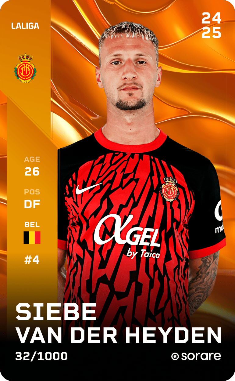 Siebe Van der Heyden 2024-25 • Limited 32/1000