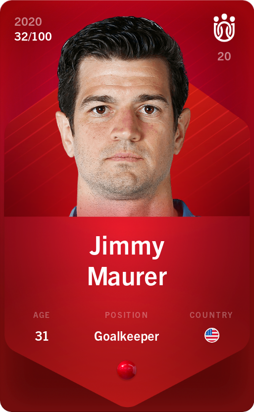 Sorare - Sorare Official - Jimmy Maurer 2020-21 • Rare 32/100 - NFT # 82461215595050385118285391899578082398511362063625894088524755019313822942561