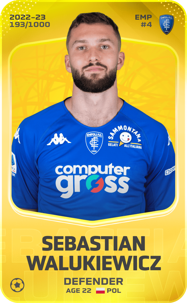 Sebastian Walukiewicz 2022-23 • Limited 193/1000