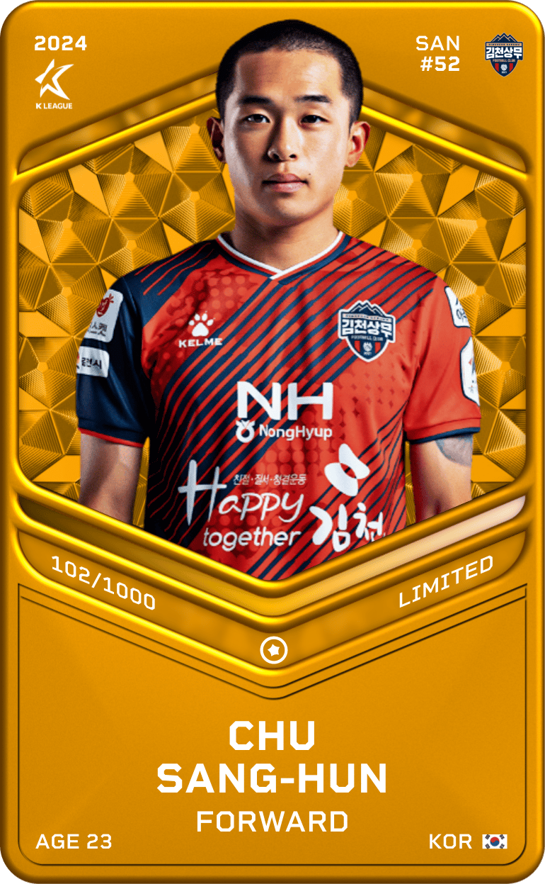 Chu Sang-Hun 2024-25 • Limited 102/1000
